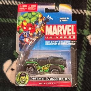 2011 Maisto Marvel Universe Die-cast Hulk FM Rover SUV Green Yellow Black New